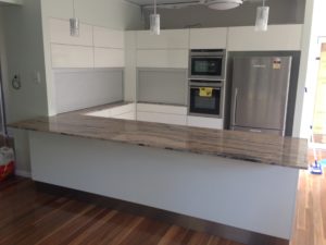 handleless white kitchens