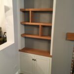 oak Alcove cabinets